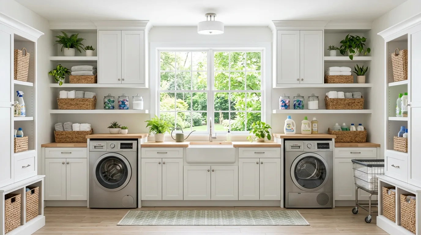 Finish with a room that supports real habits inspiration for a laundry room.